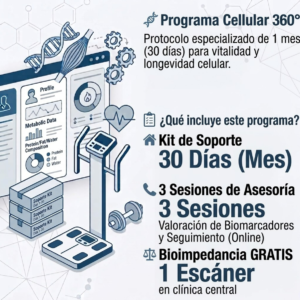 Cellular 360° — Optimización Integral & Longevidad (3 Sesiones + Kit)