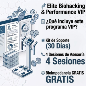 Elite Biohacking & Performance — Programa VIP Multidisciplinario (4 Sesiones + Kit)
