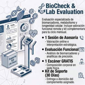 BioCheck Essential — Evaluación & Protocolo Inicial (1 Sesión + Kit)